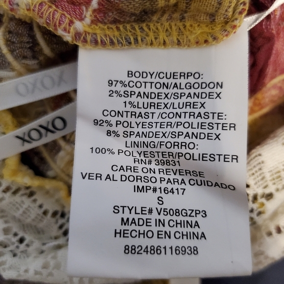 XOXO Women's Open Back Boho Maxi Dress - Picture 12 of 12